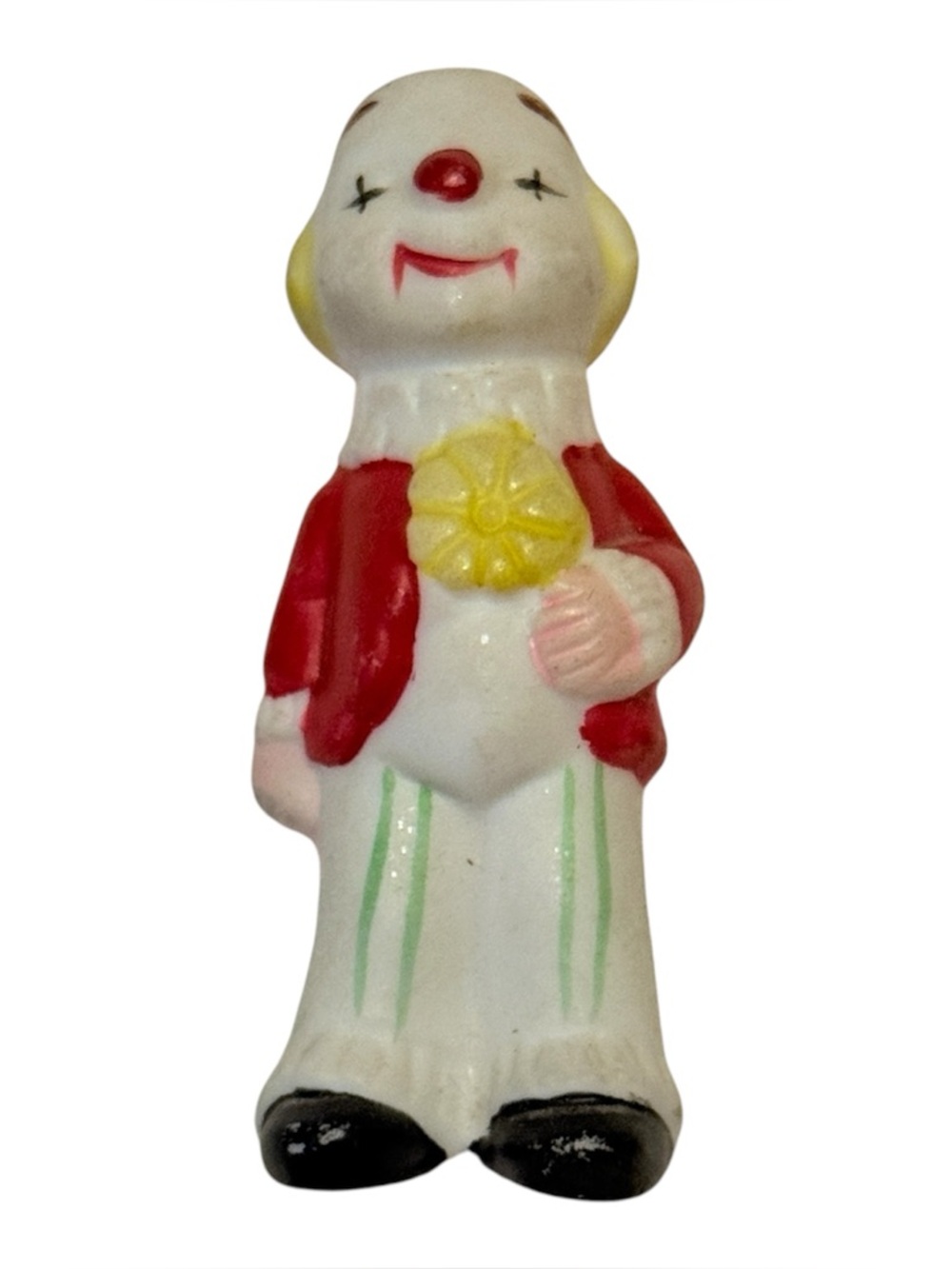 1970’s or 1980’s‎ Vintage Hand Painted Porcelain Clown, 2.65” Tall Kitch!